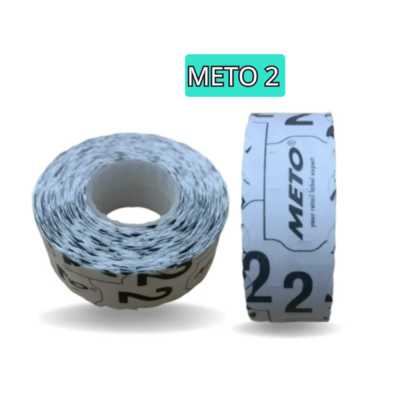 (combo 10 cuộn) Cuộn đánh số Meto 2 đế đen