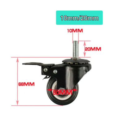 (Combo 1 bộ 4 chiếc) Bánh xe máy may công nghiệp ren mịn 10mm/12mm